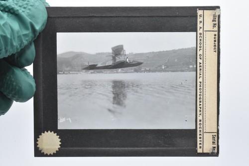 Wwi glass slide - slide, school