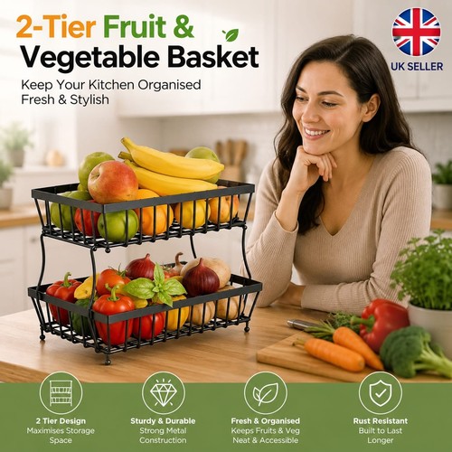 Tier fruit storage basket - 2,