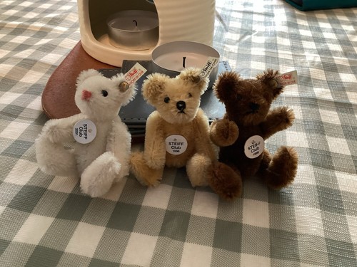 Three steiff club miniature - steiff,