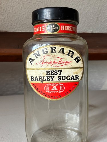 Vintage glass sweet shop - vintage,