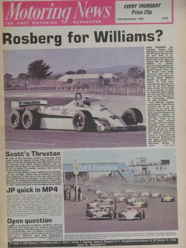 Motoring news 1981 - news, williams