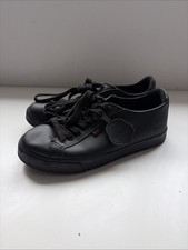 Kickers Black Leather Womens