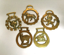 Horse Brass Decor  x 5 - Animal Theme