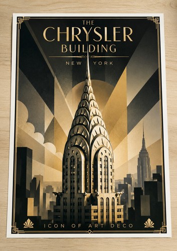 Chrysler building print - chrysler, |