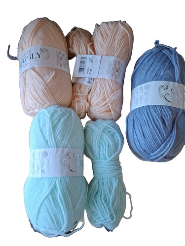 Sirdar snuggly ply yarn - 4, 3