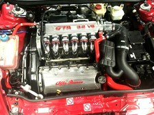 ALFA ROMEO GTA 3.2 147 156 V6 SILICONE OIL BREATHER KIT RED (38).