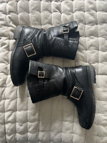 Iconic vintage biker boots - vintage,