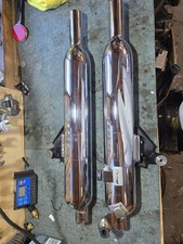 Triumph Bonneville Exhaust Peashooters Genuine Oem Water Cooled T120 2022