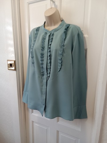 Boden duck egg blue ruffle - boden,