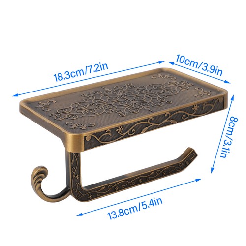Toilet paper holder with - toilet, shelf