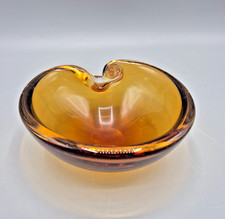 Murano Art Glass Amber Glass
