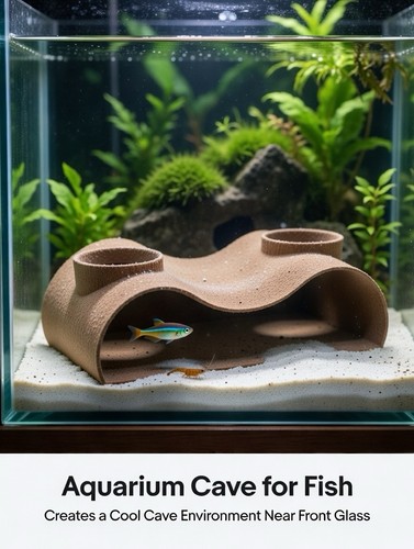 Aquarium cave decoration fish - cave,
