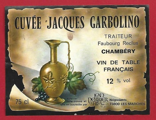 116 label cuvée jacques - cuvée,