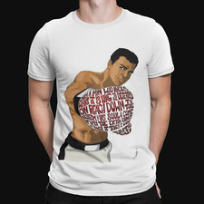 Muhammad Ali Cassius Clay T-Shirt World Champion Boxer 60s 70s Retro Chump