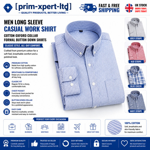 Men long sleeve casual - long,