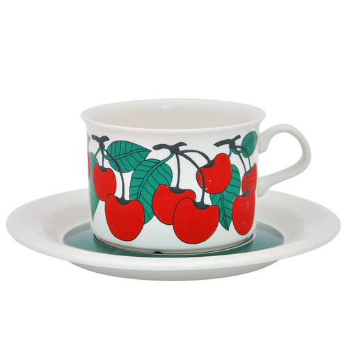 Arabia kirsikka tea cup - kirsikka,