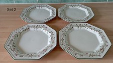 4 x ETERNAL BEAU DINNER PLATES  WITH BULL BACKSTAMP - SET 2