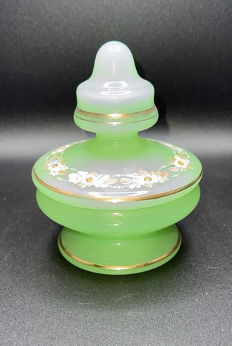 Green opaline glass - green,