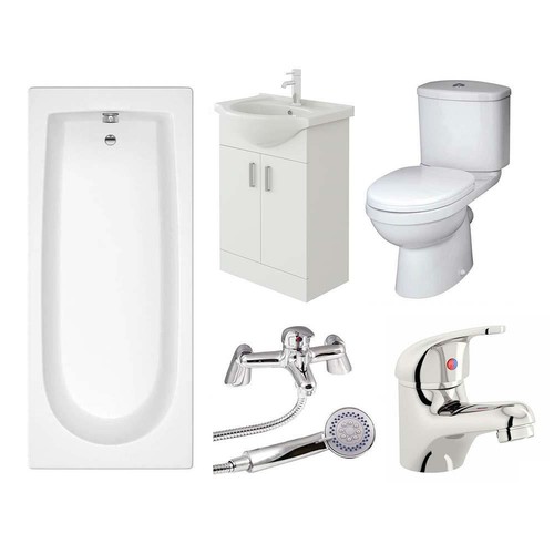 Bathroom suite bath vanity - bathroom,