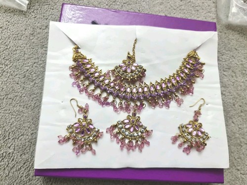 Gold and lilac - gold,