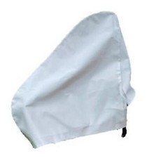 Tow Hitch Cover White Faux Leather Caravan Trailer Towing - 7340WH