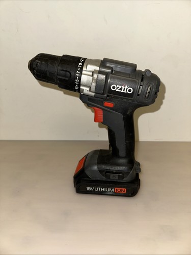 Ozito 18v lithium ion drill - ozito,
