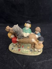 Vintage Thelwell "Well Handled Pony" Figurine 1987 (Slight Damage To Nose) Y2