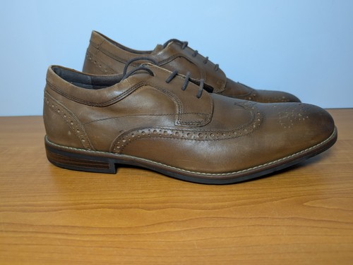 Rockport mens leather wingtip - leather,