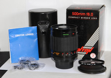 T-MOUNT CENTON 500mm F/8.0 MIRROR Macro LENS + Pentax K Mount Adaptor. Boxed