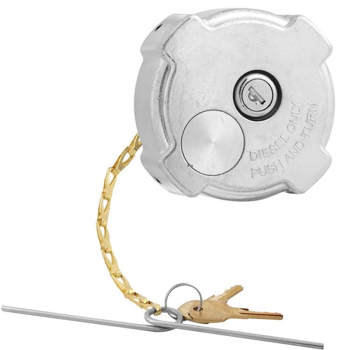 Locking diesel fuel cap - locking, 1/4
