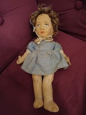 CHAD VALLEY?VINTAGE DOROTHY WIZARD OF OZ? CLOTH RARE PAINTED FACE DOLL 11.5"