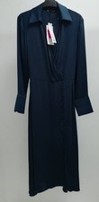 ZARA Ladies UK XS Navy V Neck