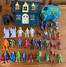 Scooby Doo Figures van and haunted house bundle job lot toys