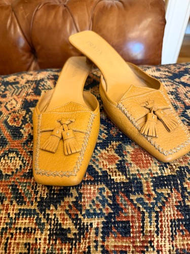 Vintage prada tan - vintage, slides/mules