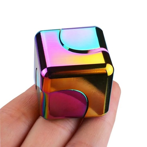 Alloy cube fidget spinner - cube,