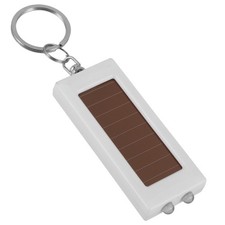 Solar Powered Led Keychain For Hiking Camping Keyring Flashlight Led Flashlight