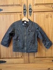 Black biker style jacket - 18