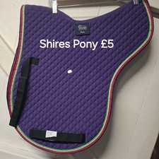 Shires PONY size Purple Numnah