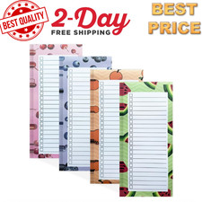 4 Pack Magnetic Shopping List