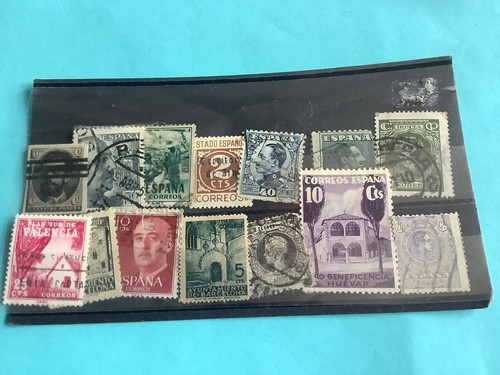 Fourteen spanish postage - spanish,