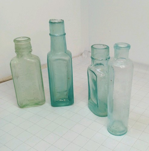 Antique apothecary aqua - antique,