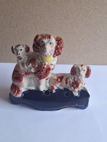 Antique staffordshire dogs - staffordshire,