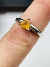 TJC silver and yellow opal