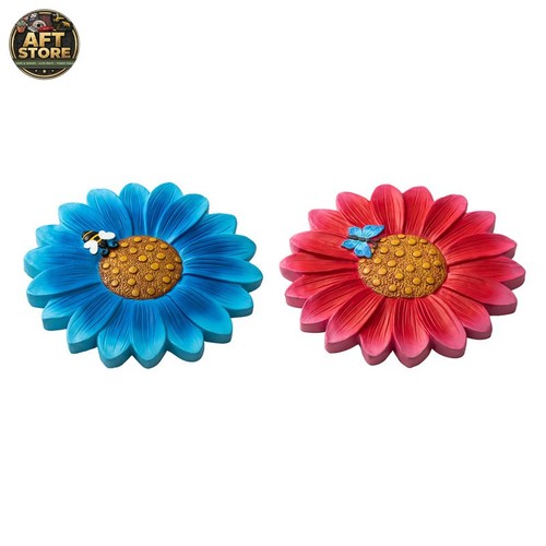 Bungalow rose cement flower - rose,