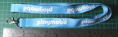 Playmobil blue lanyard rare - playmobil,