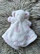Blankets & and Beyond hearts elephant Pink  Comforter Soother Doudou Rabbit