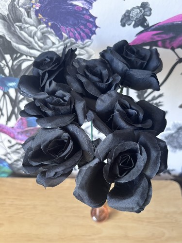 7pcs faux silk - 7pcs, rose