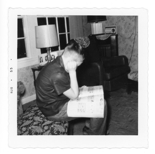Vintage photo 1950 - 1950's, boy