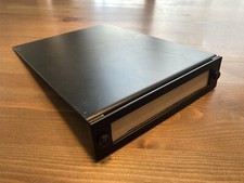 Black Industrial Metal Shelf Label Holders With Label Insert Slot x 4