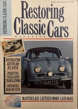 Restoring Classic Cars Aug